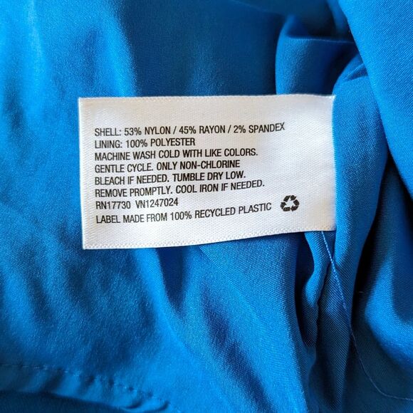 A New Day Solid Royal Blue Midi Tank Dress Size Medium - Picture 2 of 6